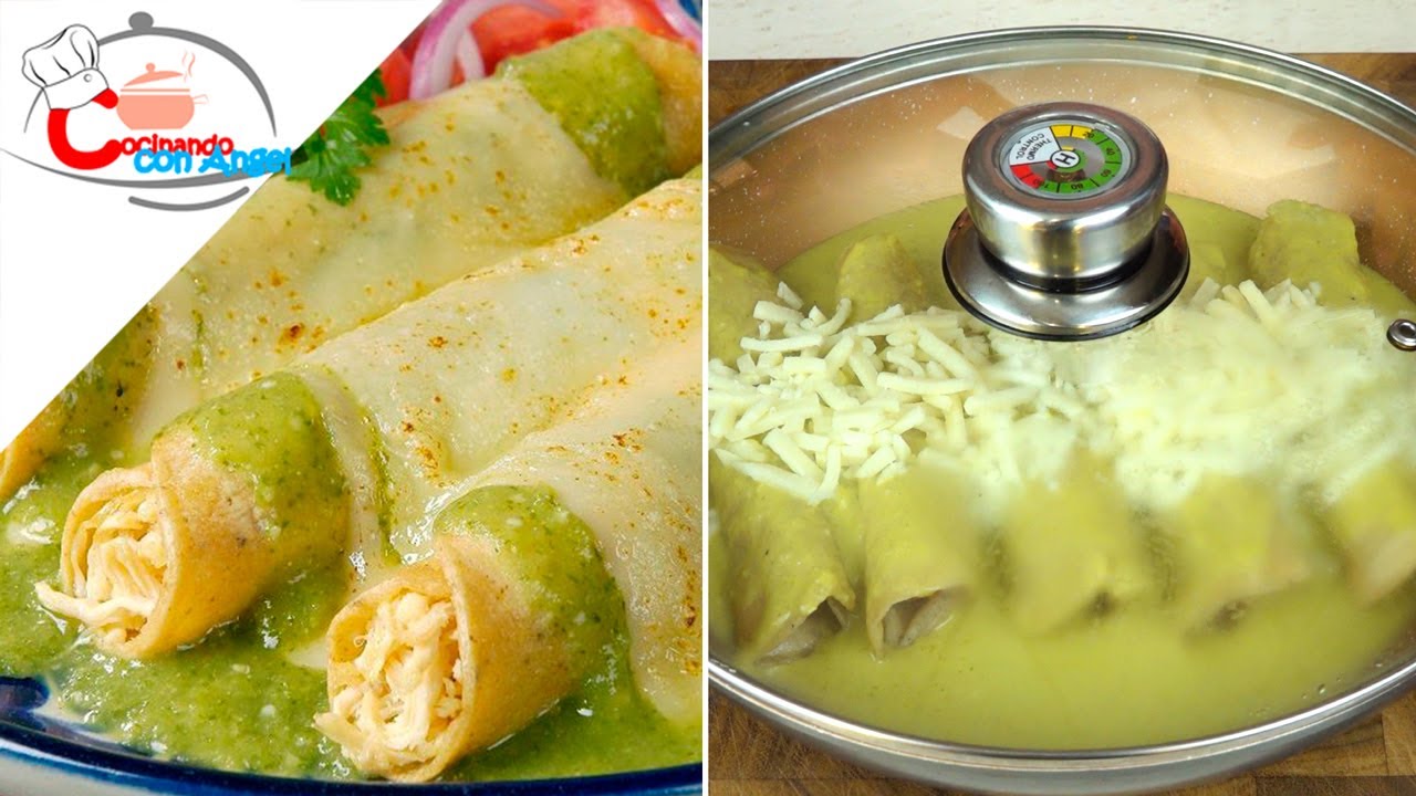 Tus Enchiladas FAVORITAS Receta Sin Horno