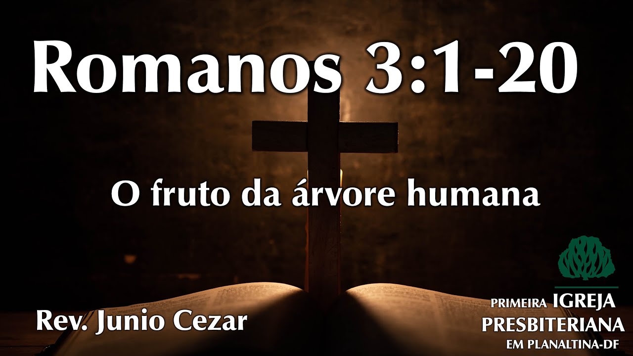 O fruto da árvore humana - Rev. Junio Cezar - Exposições em Romanos 3:1-20