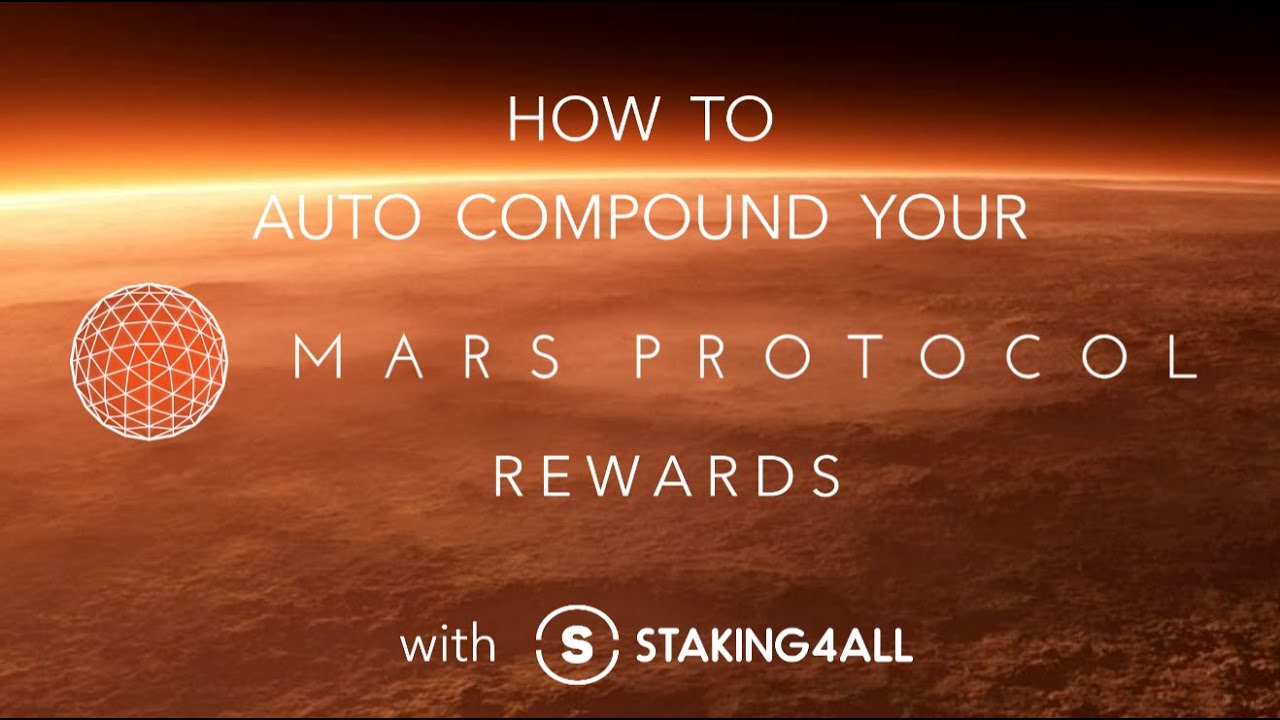 How to Auto compound your Mars rewards