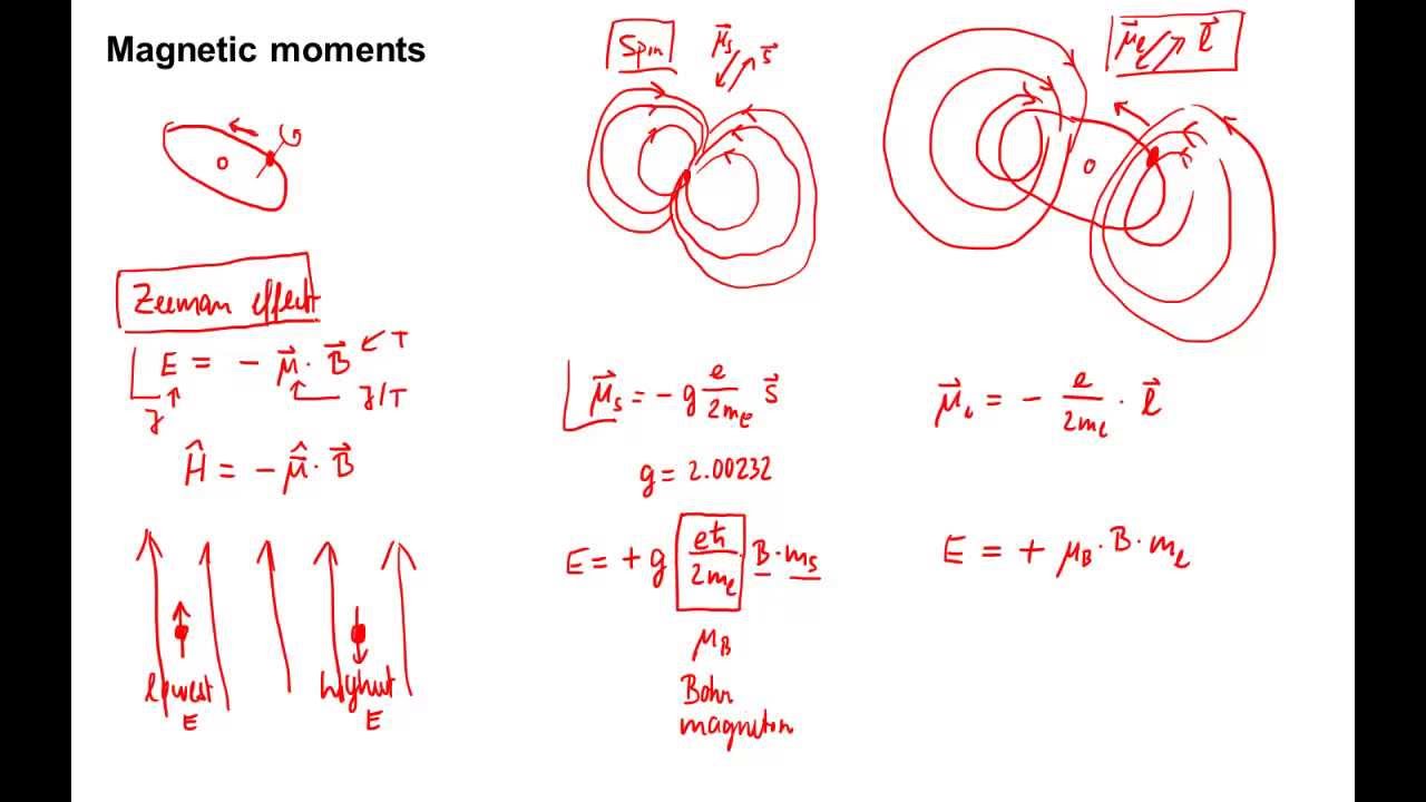 455: Magnetic moments