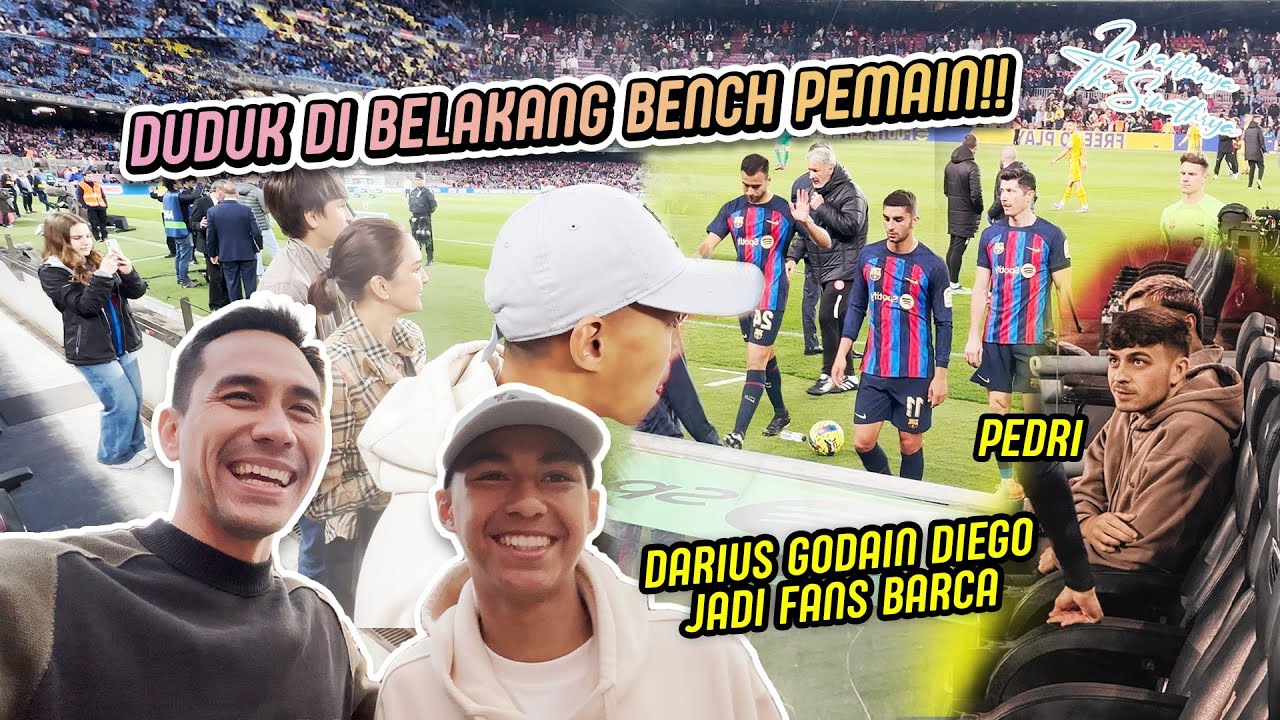 DARIUS DONNA AJAK LIO & DIEGO NONTON FC BARCELONA!! BALIK KE CAMP NOU SETELAH 8 TAHUN!!