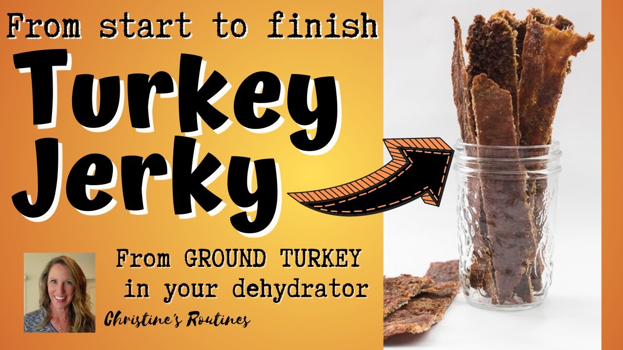 Turkey Jerky Right In Your Dehydrator. Unbelievable Result! #turkeyjerky