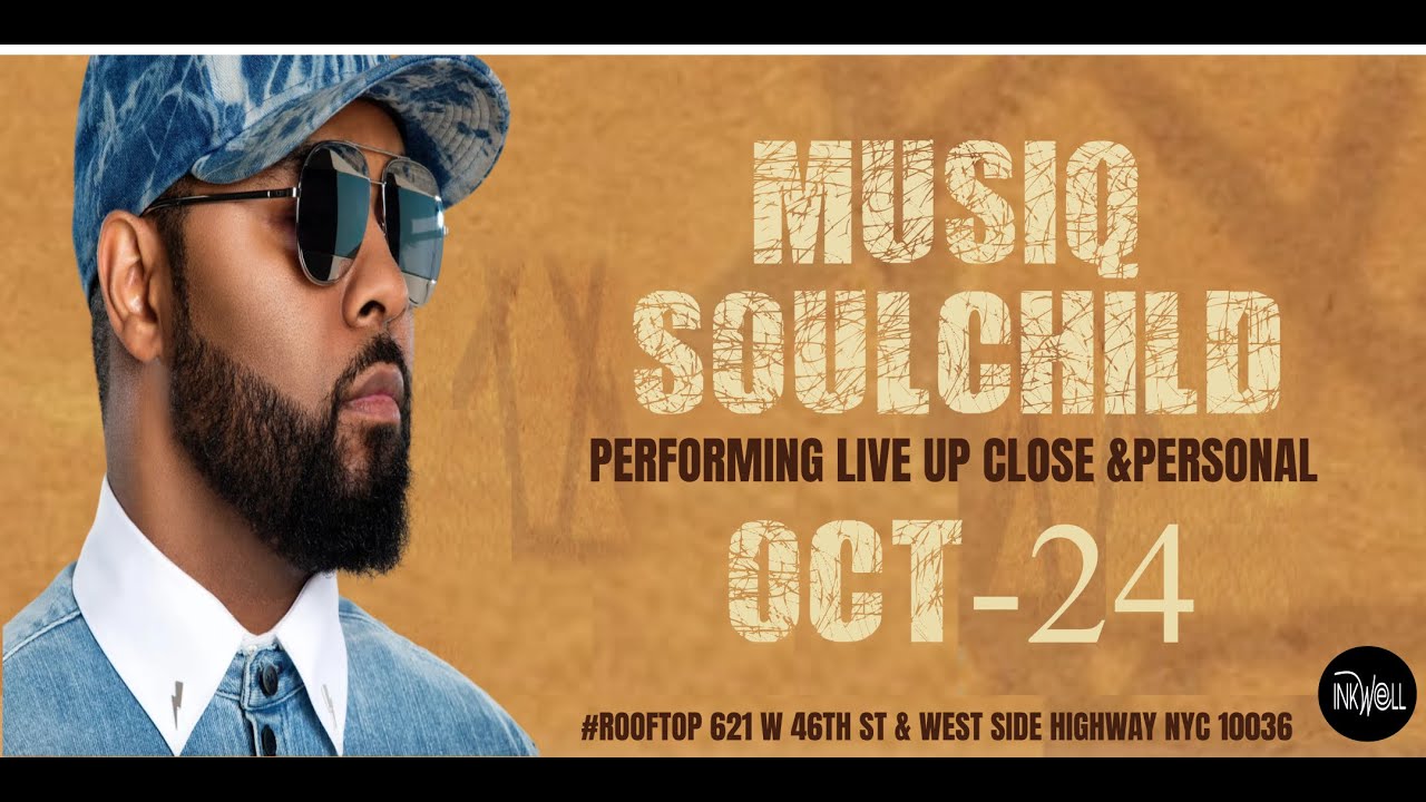 10-24-2025 Musiq Soulchild performing LIVE Up Close & Personal at The INKwell NYC Rooftop