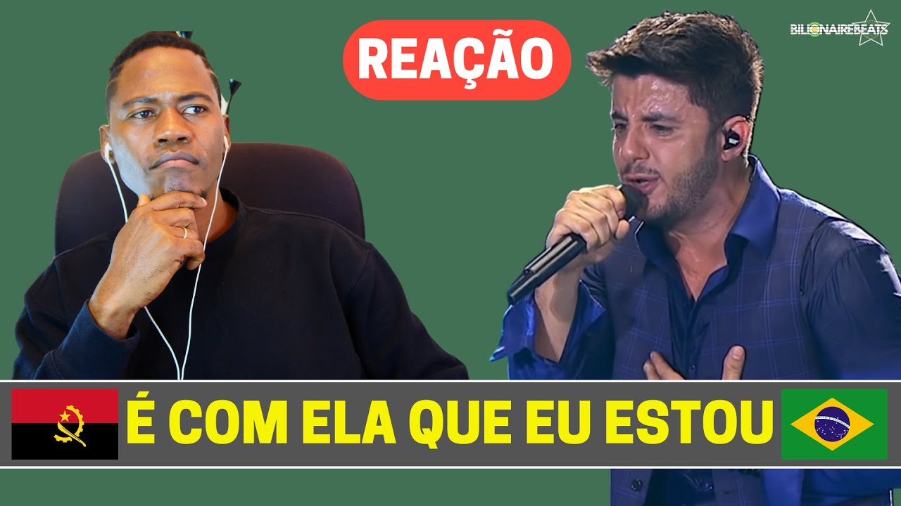 REACT | REAÇÃO | Cristiano Araújo - É com ela que eu estou | GRINGO REAGINDO