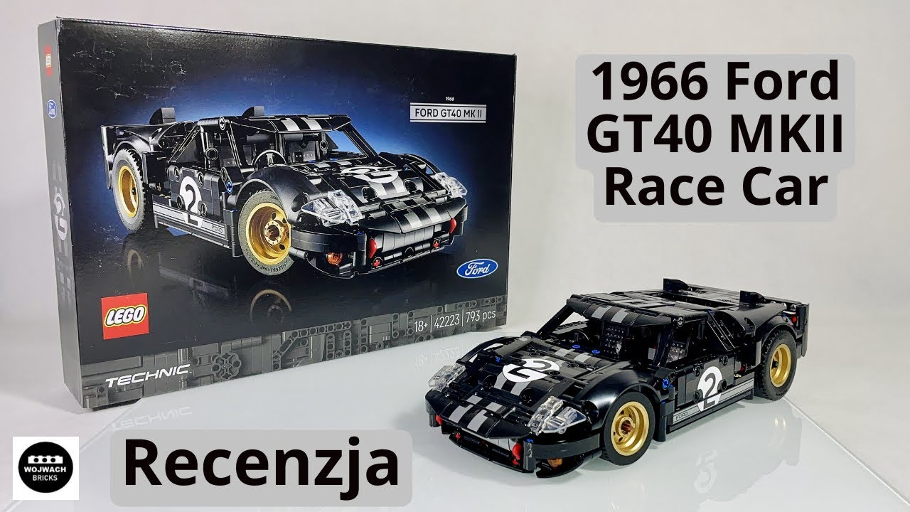 LEGO Technic 42223 1966 Ford GT40 MKII Race Car / Recenzja
