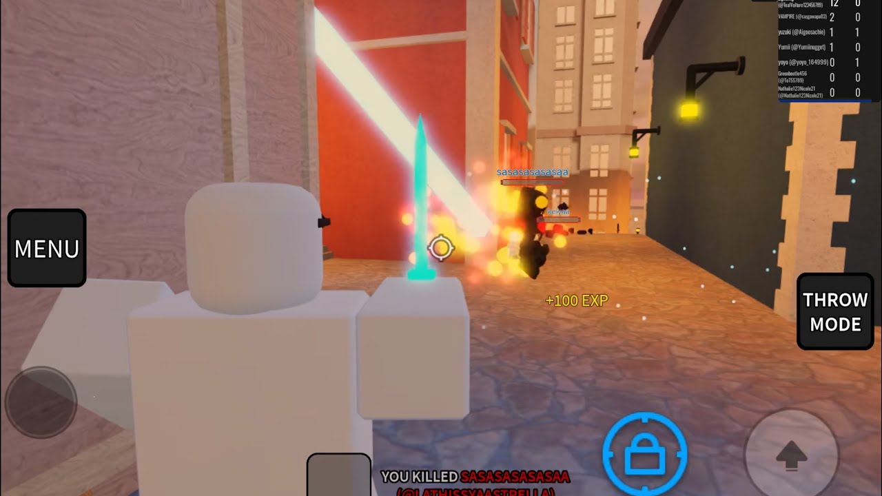 Roblox Murderers Vs Sheriffs | 77 Kills In Sprawl | Murderer