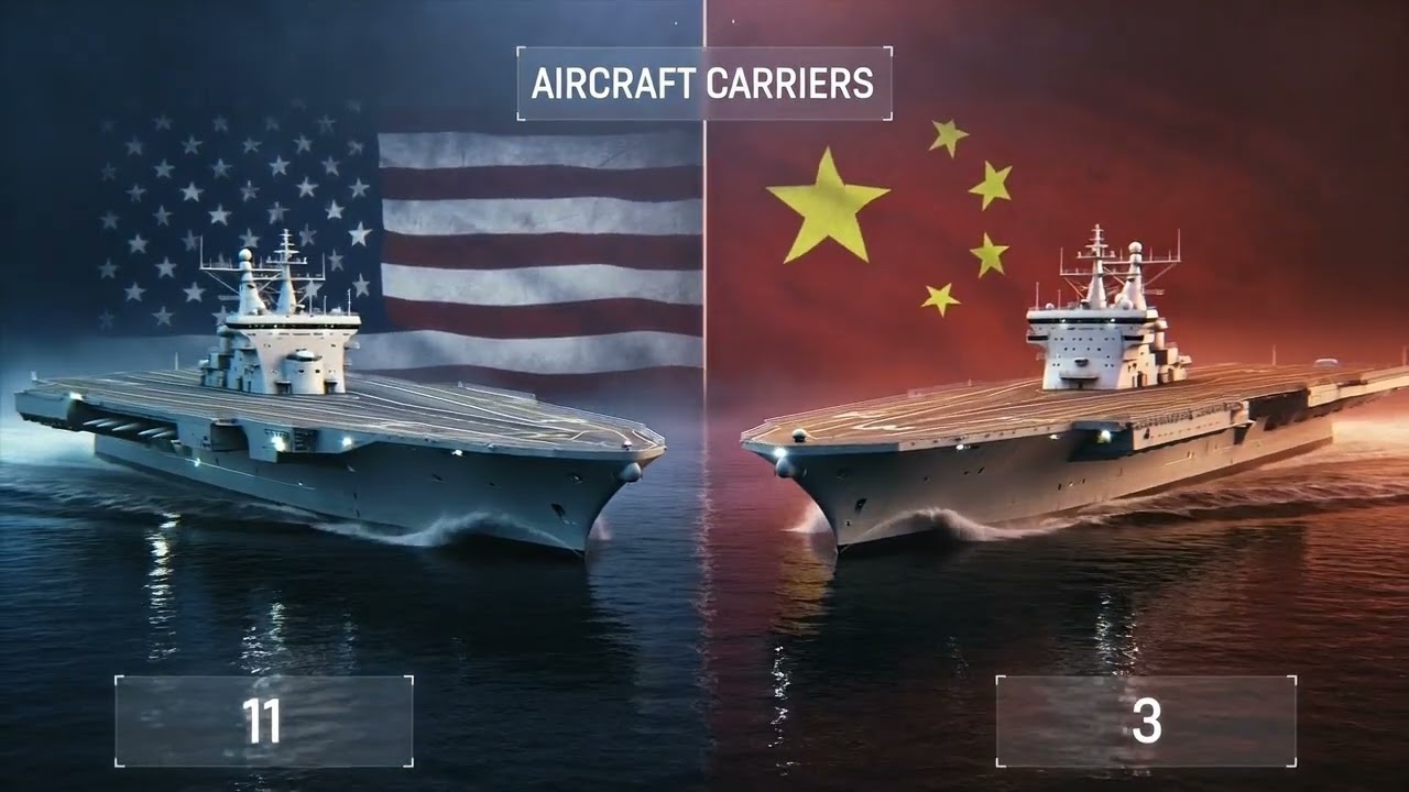 USA vs China Military Comparison 2025