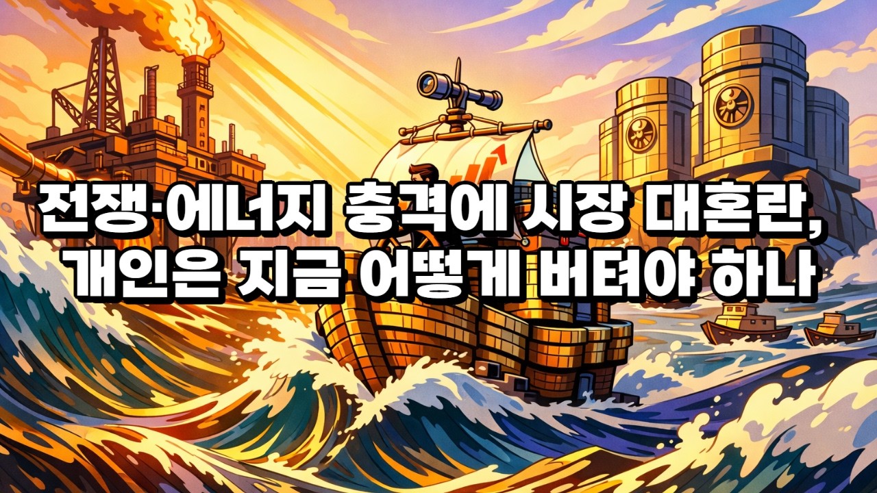 [오디오] 전쟁·에너지 충격에 시장 대혼란, 개인은 지금 어떻게 버텨야 하나