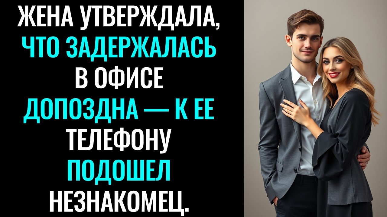 Жена утверждала, что задержалась в офисе допоздна — к ее телефону подошел незнакомец.#скрытые