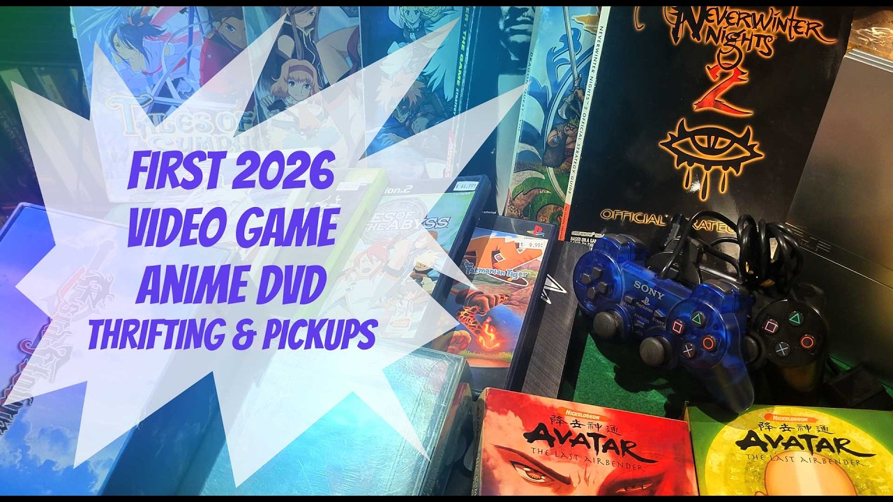 First Pickups of 2026! Video Games, Anime and Books!