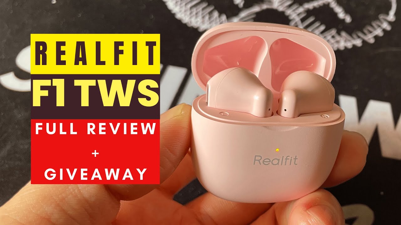 Realfit F1 wireless earphones FULL Review + GIVEAWAY