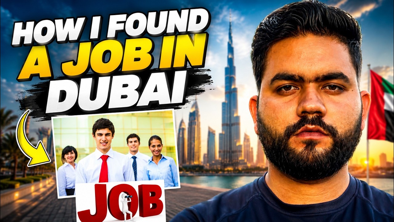 How I Found a Job in Dubai | My Real Journey From Struggle to Success 🇦🇪