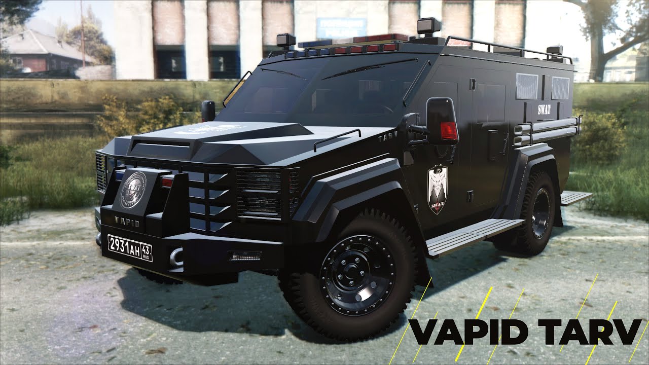 SWAT SUV TARV VAPID Mod Vehicle for Dayz