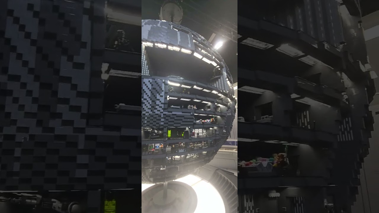 Star Wars Lego - Death Star, Melbourne Museum #lego #starwars #deathstar #cool #melbourne #wow