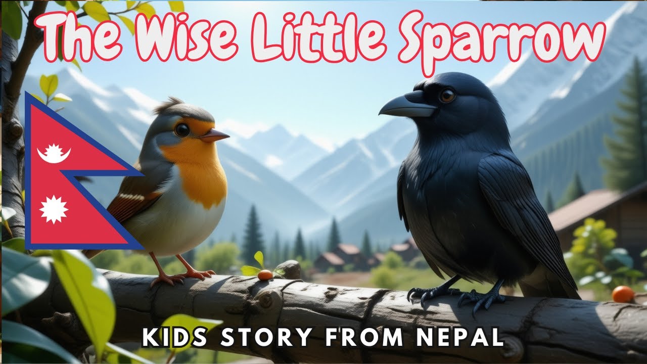 The Wise Sparrow's Lesson on Kindness - Kids Story from Nepal