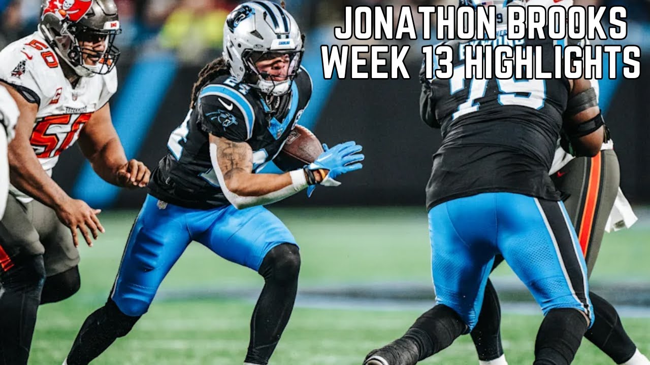 Jonathon Brooks Week 13 Highlights *EVERY TOUCH* 🔥 | Panthers vs Buccaneers