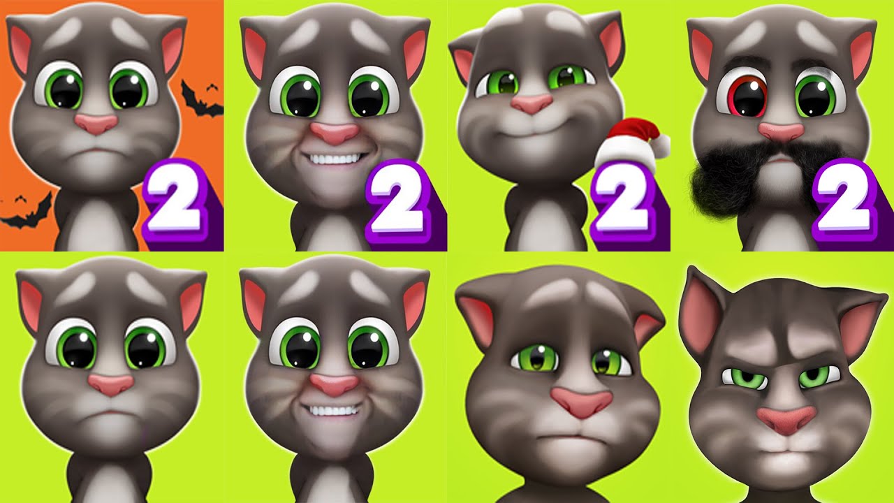 Talking Tom ( My Tom vs My Tom 2 vs My Tom 3 ) & My Virtual