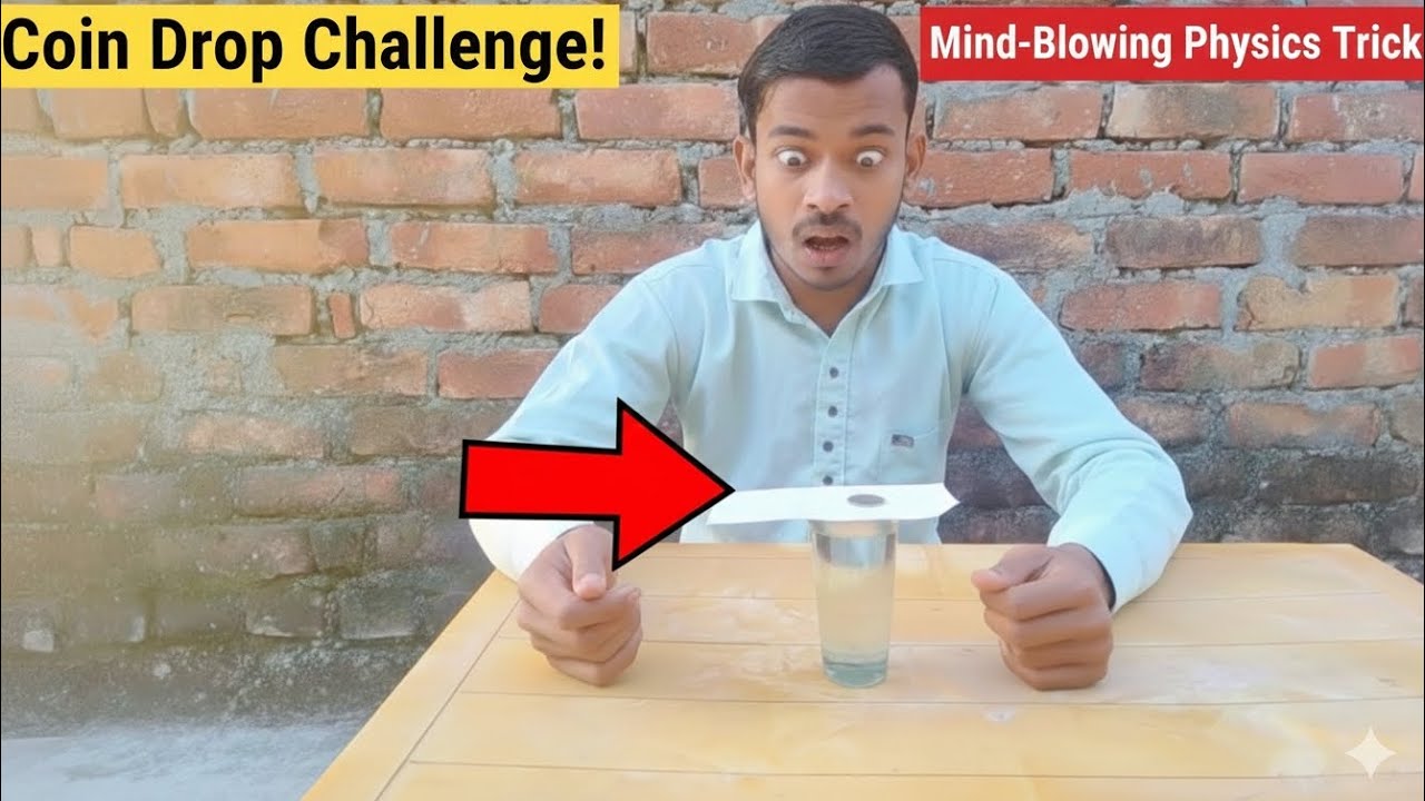 आपके चेहरे के पास एक 'Shocked' इमोजी (😲) लगा दें और गिलास की तरफ इशारा करता हुआ एक बड़ा पीला एरो 