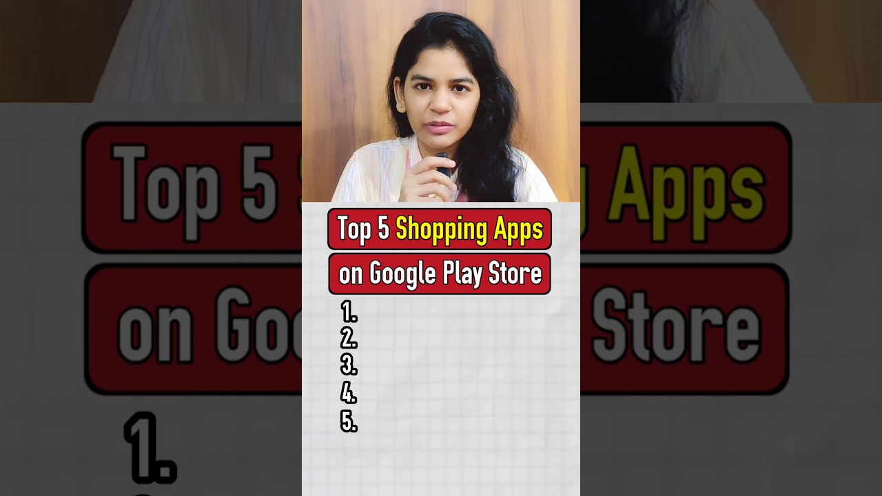 Top 5 Online Shopping Apps in India #top5 #shorts #onlineshopping #quiz #fyp #india #top10 #yt .