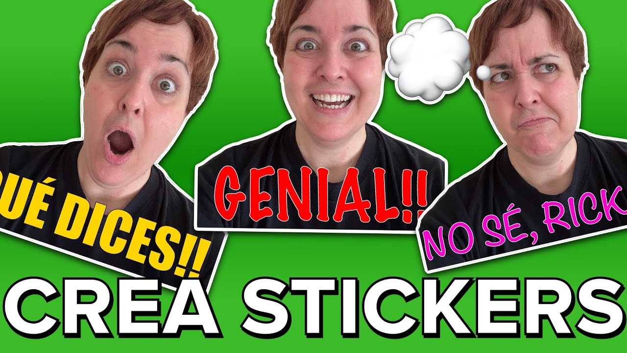 CREA los mejores STICKERS para WhatsApp (GRATIS y MUY fácil!)