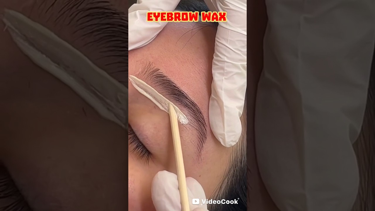 Eyebrow wax tutorial
