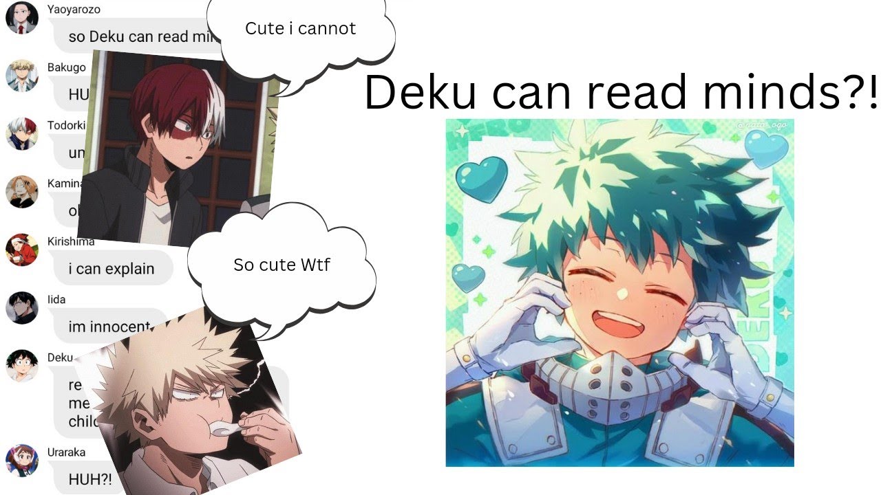 Deku can read minds?!||Deku's Harem||Mha text