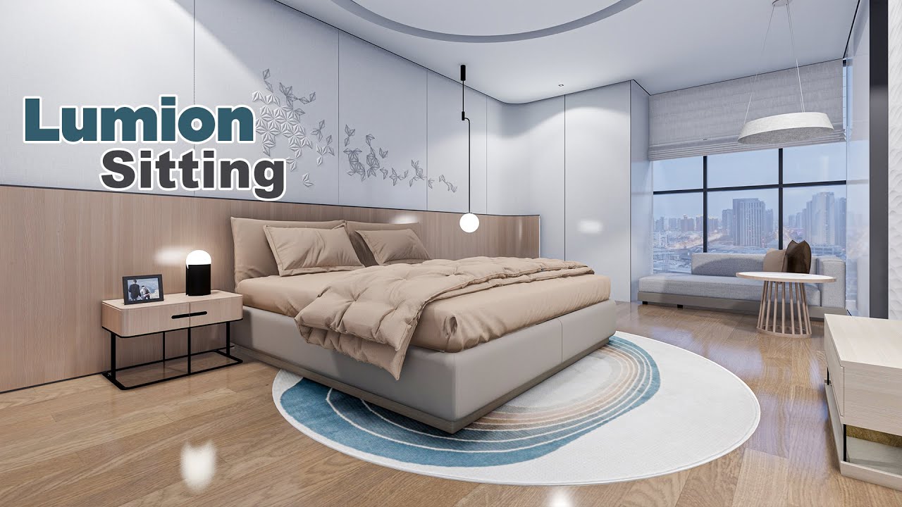 Step-by-step Tutorial on Interior Rendering of a Modern Bedroom in Lumion