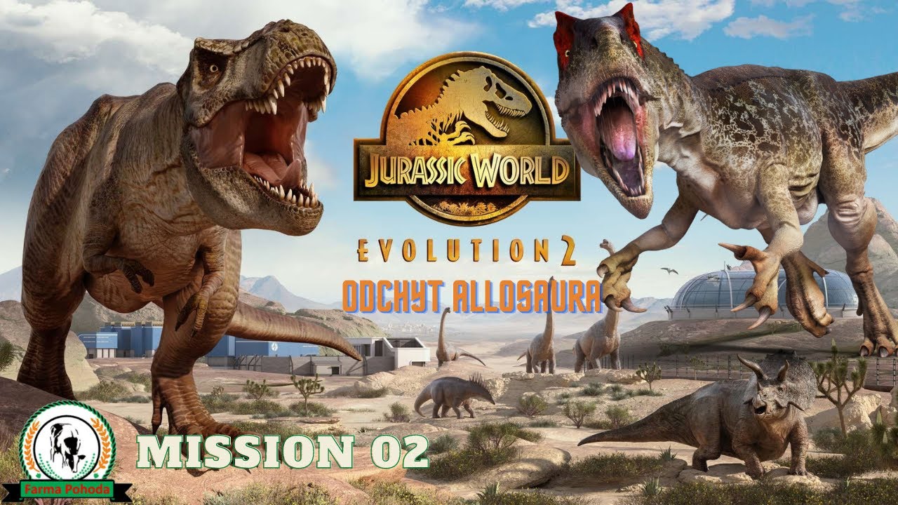 🐲 Jurassic World Evolution 2 Odchyt Allosaura 🐲 Farma Pohoda FS #02