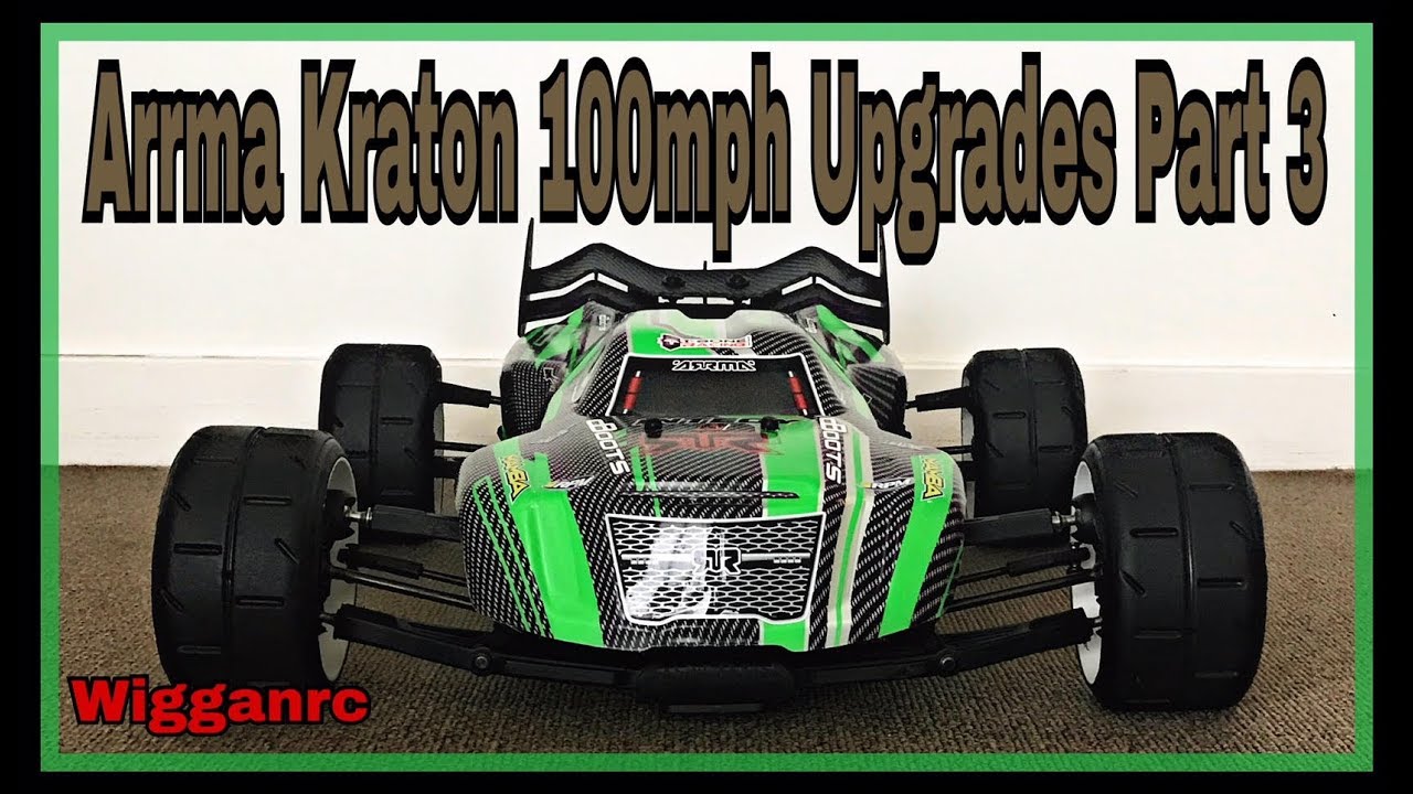 Arrma Kraton 100mph Upgrades Part 3 Speed Run Setup