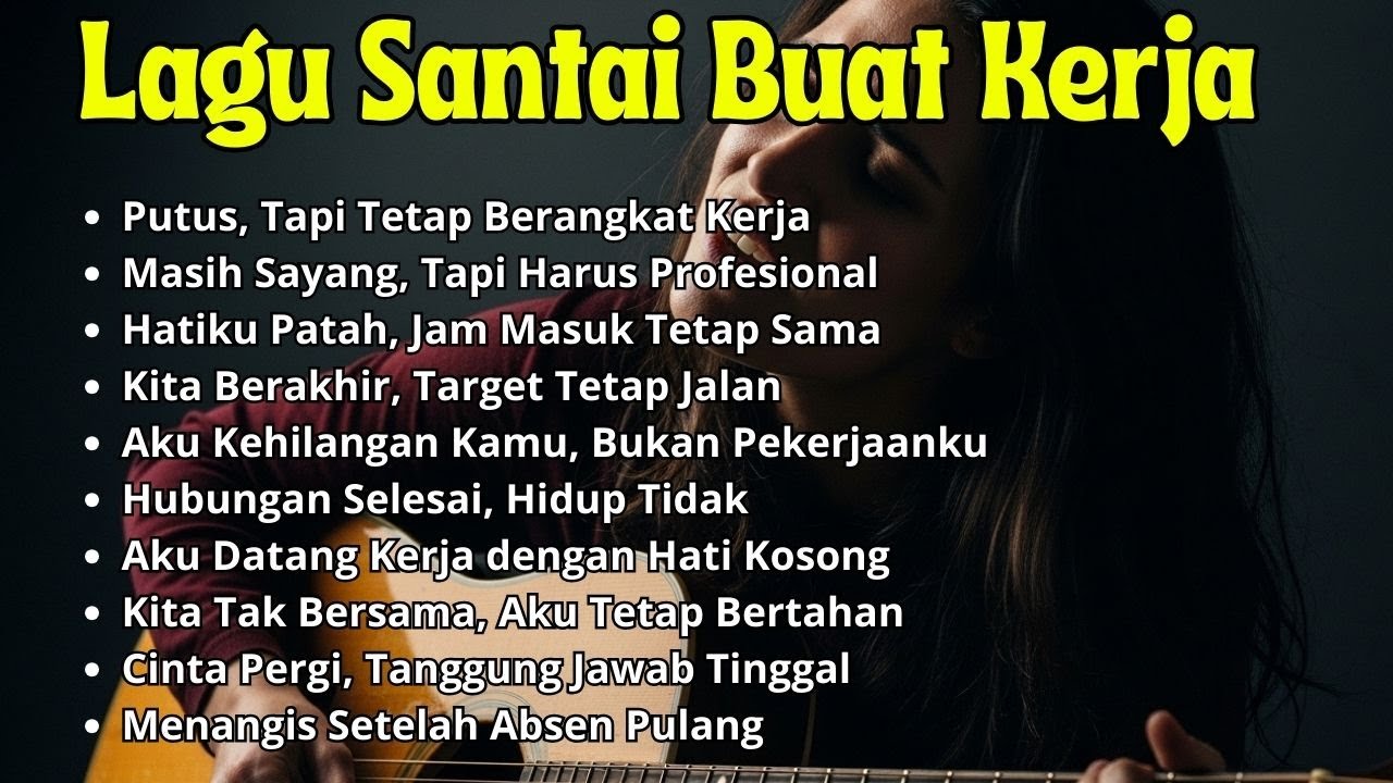 Lagu Kerja Fokus Nonstop 2026 Full Album Slow Rock Mellow