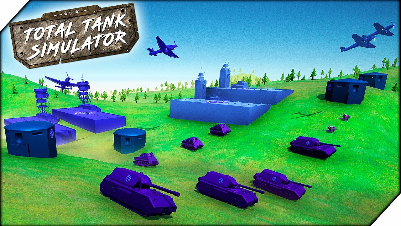 СЕКРЕТНАЯ БАЗА ГЕРМАНИИ ➤Total Tank Simulator. БИТВА ТАНКОВ