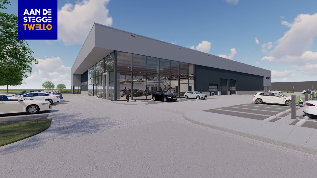 Timelapse video bouw bedrijfsgebouw Bangma Dronten | Aan de Stegge Twello