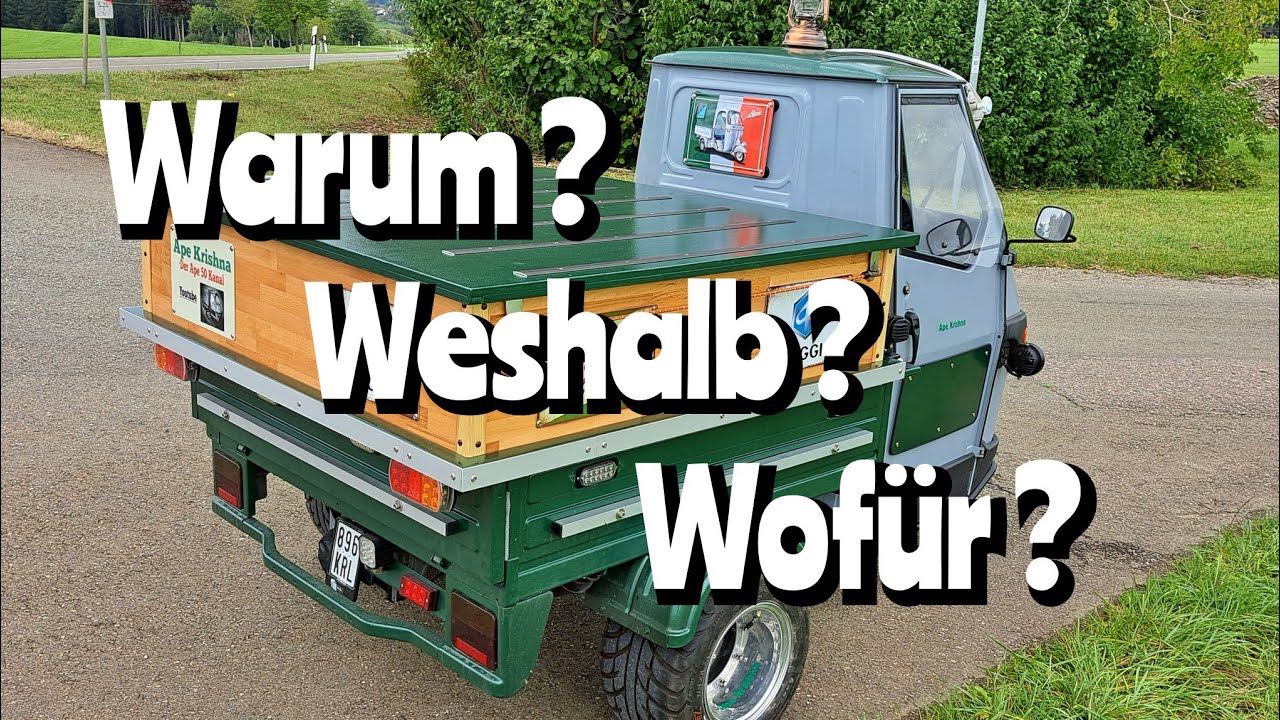 Ape 50 ❗️ Für was die ganze Arbeit  ❓️