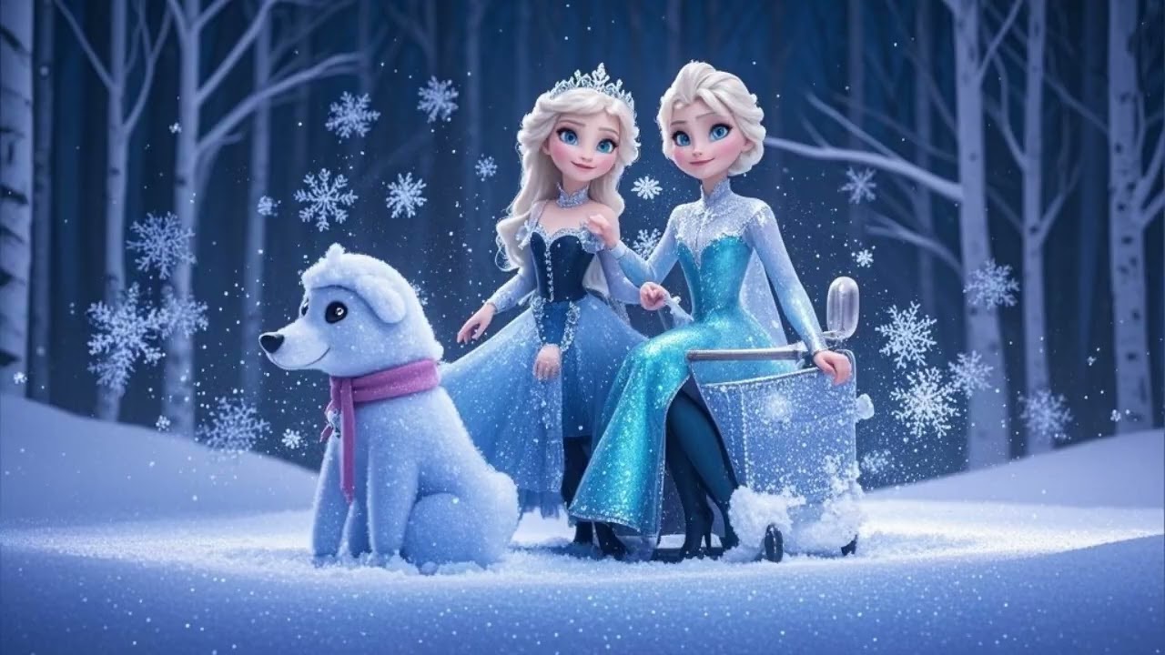 Elsa’s Glitter Snow Transport 3 | Magical Winter Kids Song ❄️✨