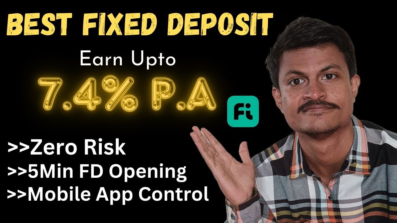 Get 7.4% Interest Rate On Fixed Deposit ||  How To Create Fixed Deposit || In Telugu