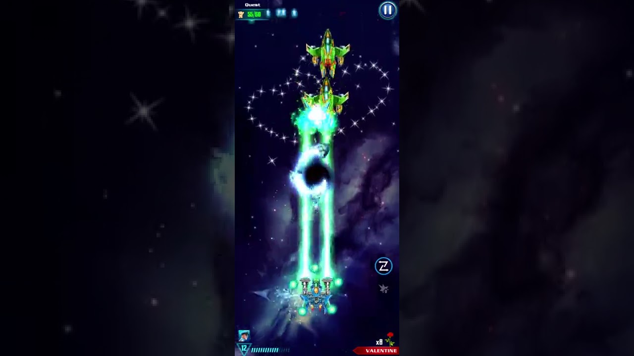 Happy Valentines Event Level 14 - Galaxy Attack Alien Shooter - how to get ships, power ups & pilots