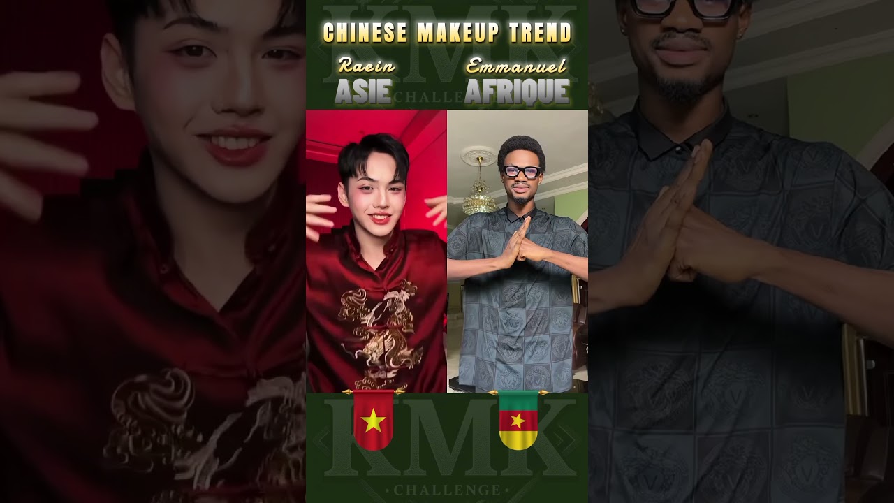 Chinese makeup trend #makeup #transition #china #newtrend #kmktiktokchallenge #tiktoktrend