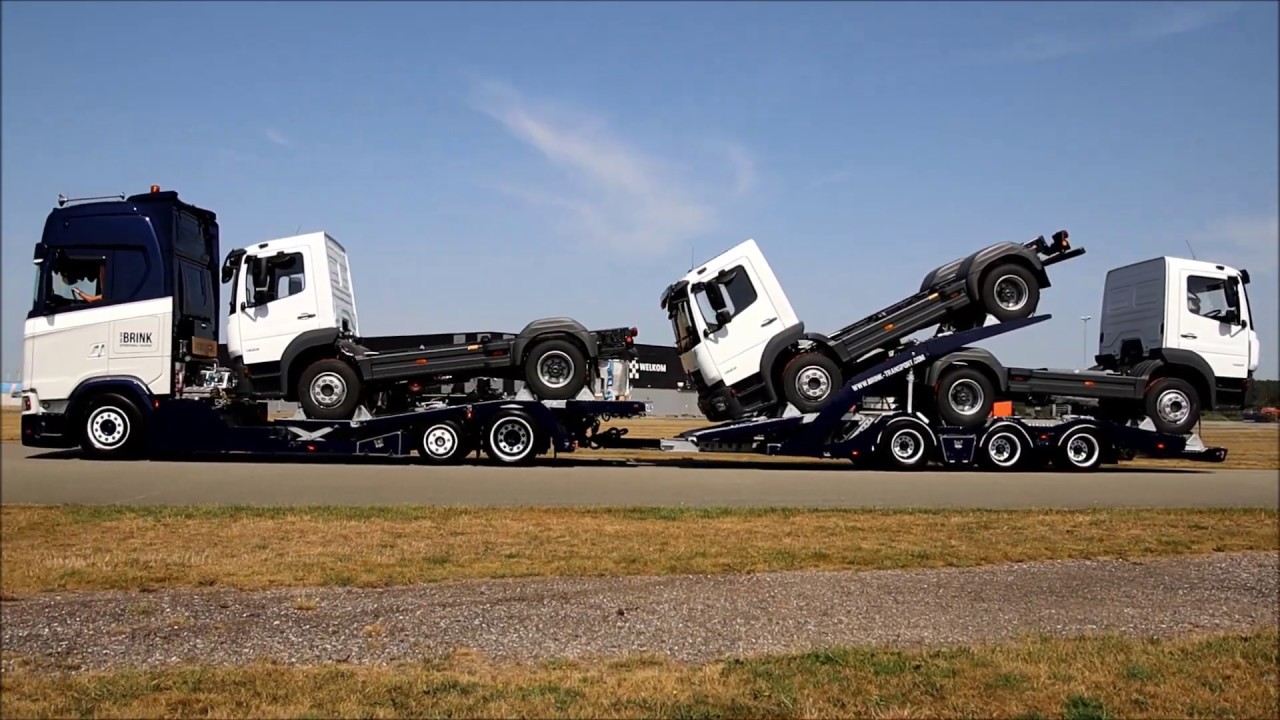 Trucktransport in action compilation part 1 [Miedemix #111]