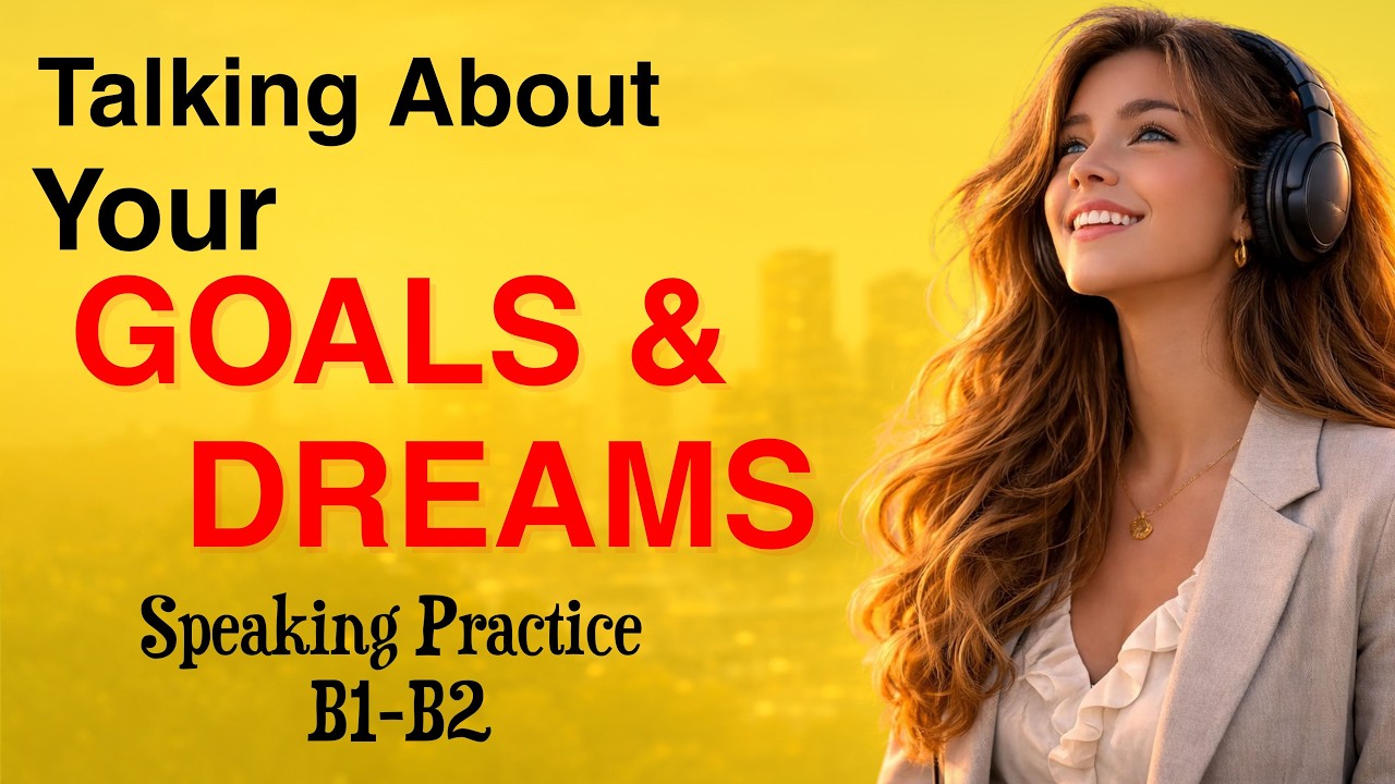 English SHADOWING Speaking Practice | Talk About Future Plans & Dreams | Slow English Podcast B1-B2