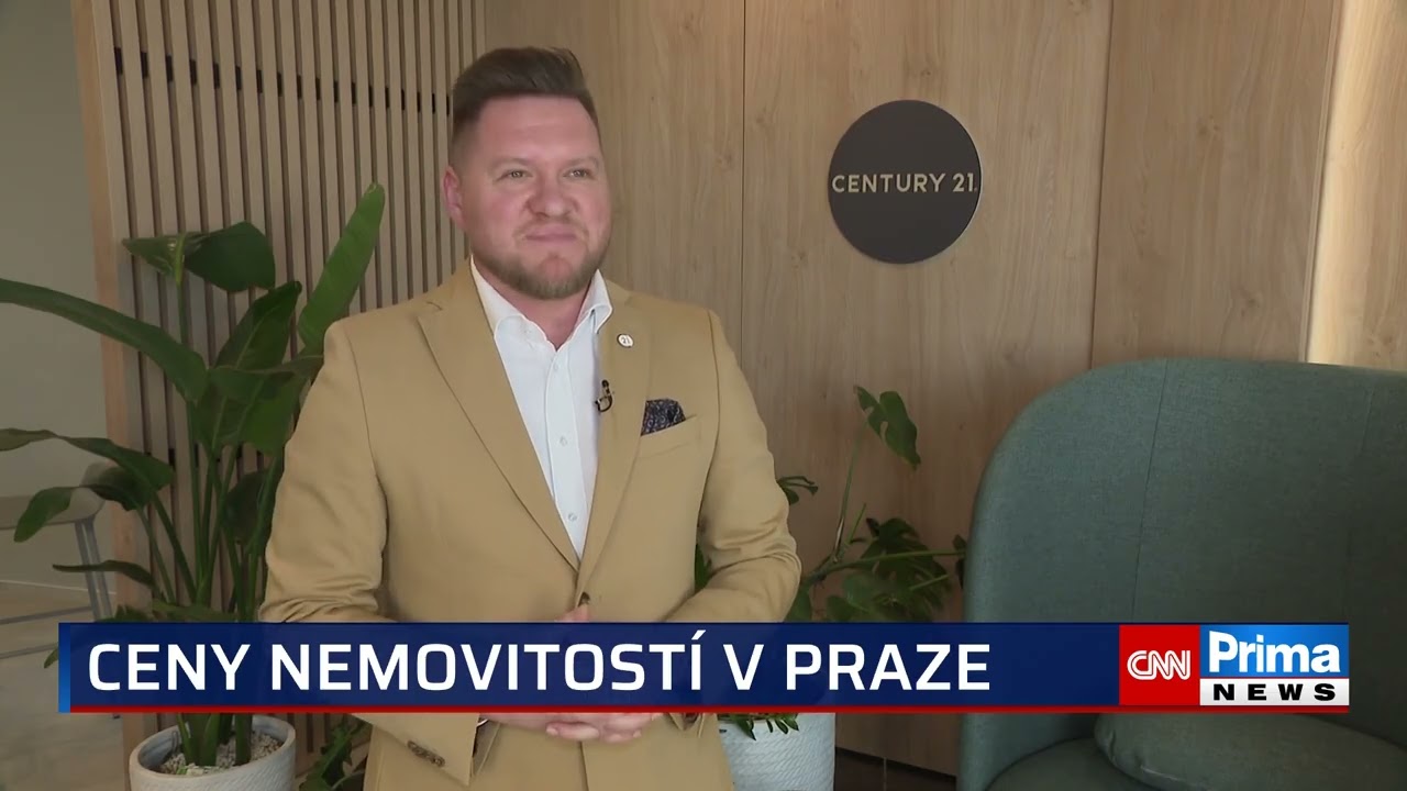 Ceny nemovitost&iacute; v Praze - Honza &Scaron;těp&aacute;nek v pořadu Co na to va&scaron;e peněženka? - CNN Prima News