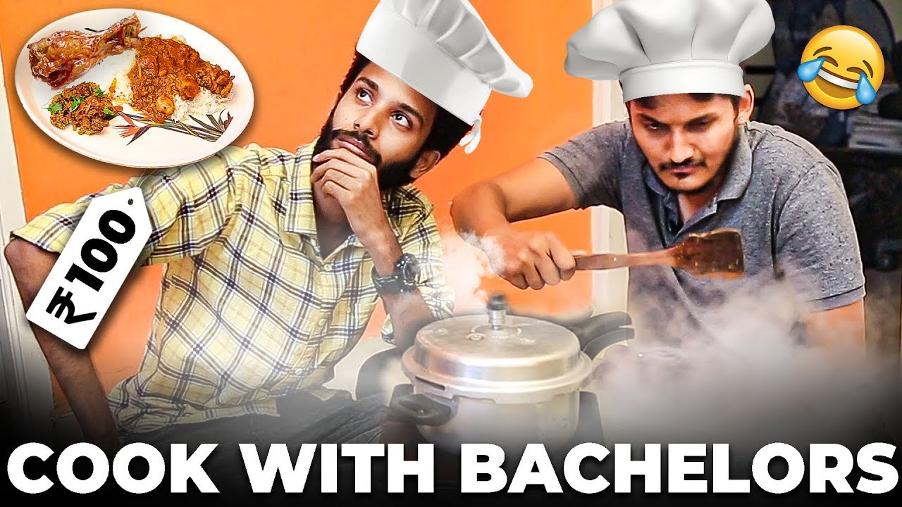 Lol🤣: Bachelor's Fun Cooking🐔🍛- (₹100 - Lunch for 2) Fun Overloaded! Must Watch! |Episode 1