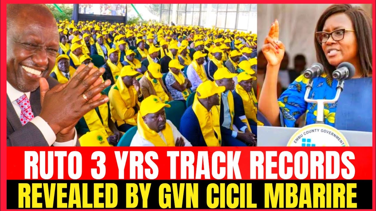RUTO'S 4YRS TRACK RECORDS REVEALED BY COUNCIL OF GOVERNORS CECIL MBARIRE