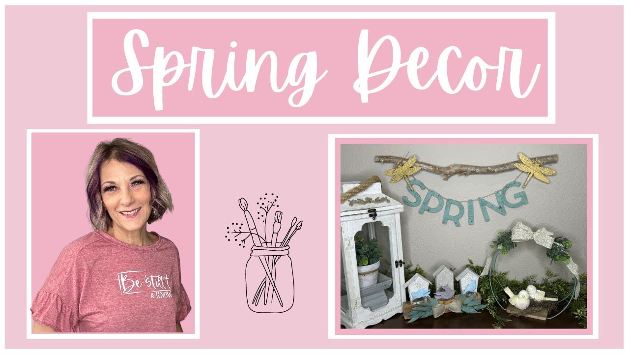 Spring DIYs/Spring centerpiece DIY/Bird crafts/Cottage Decor/Dollar Tree/Hobby Lobby/JoAnn's