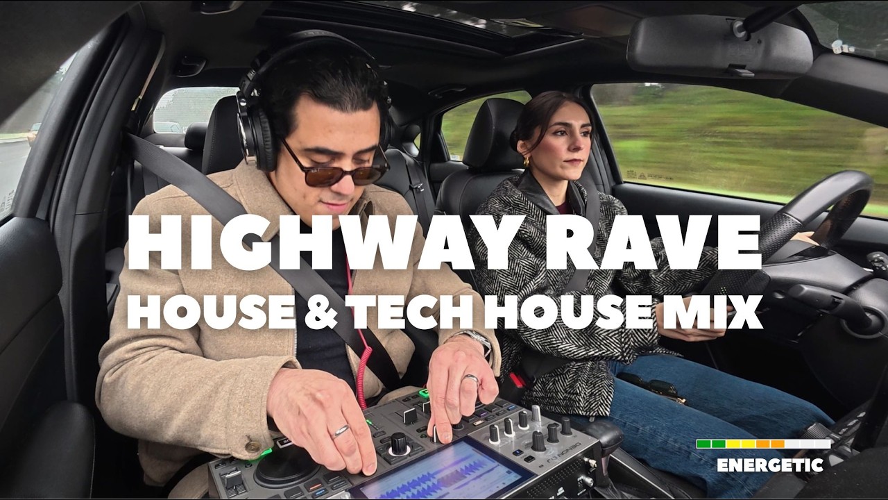 House & Tech House Highway Mix | Car DJ Set | Energetic House