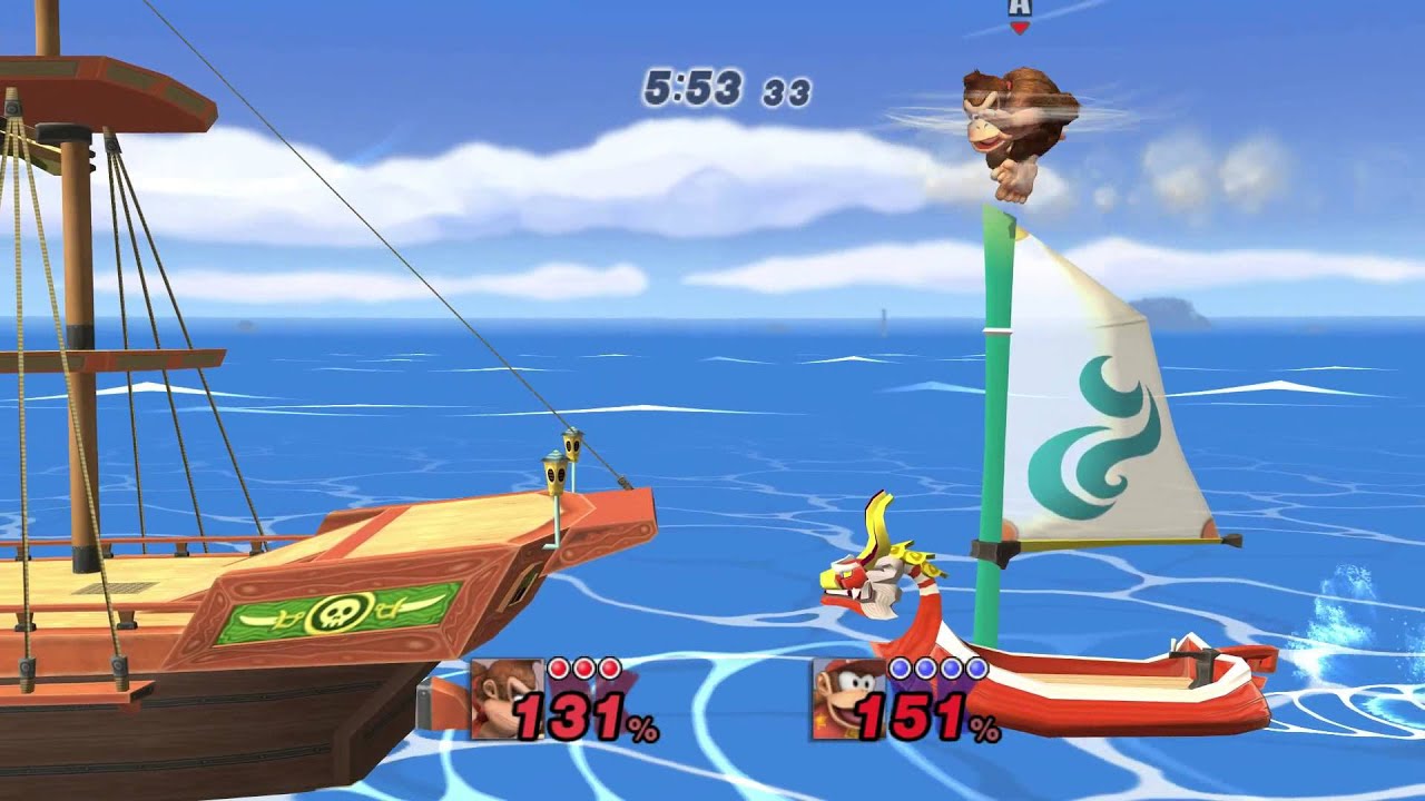 SSBPM netplay - Parnic (Diddy) vs SparkyFlooner (Donkey)