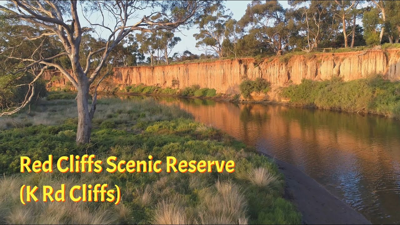 K Road Cliffs, Werribee South (drone)