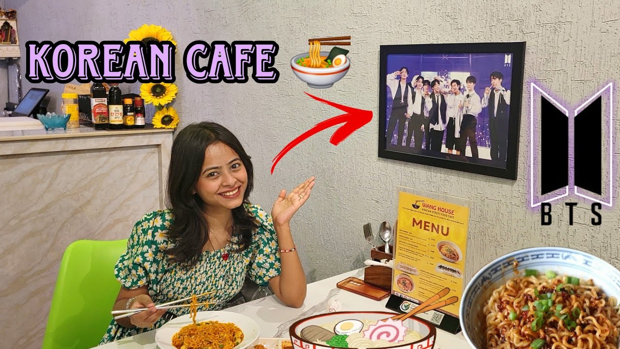 Went To Korean Cafe For The First Time 💜 | Fruti Gupta Vlogs
