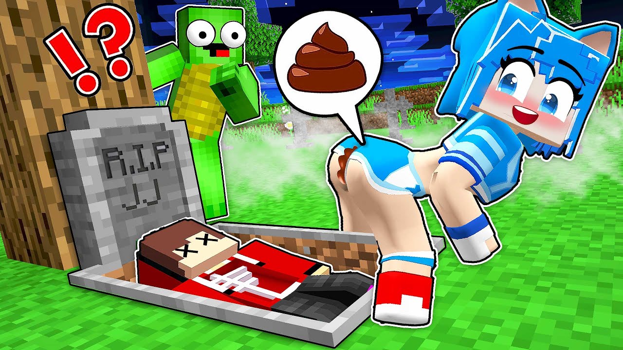 R.I.P JJ? JJ are TRAPPED by SONIC`s Girl and MIKEY in Minecraft - Maizen