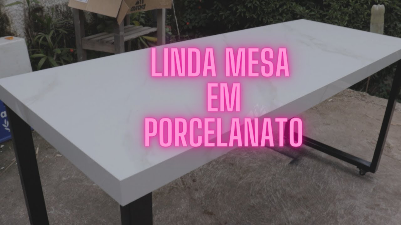 Mesa em Porcelanato