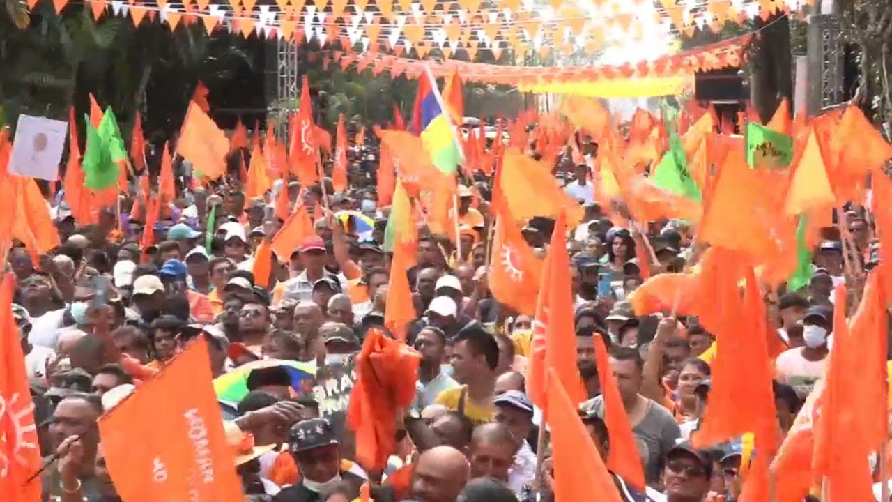 1er mai : Meeting de l'alliance gouvernementale à Vacoas